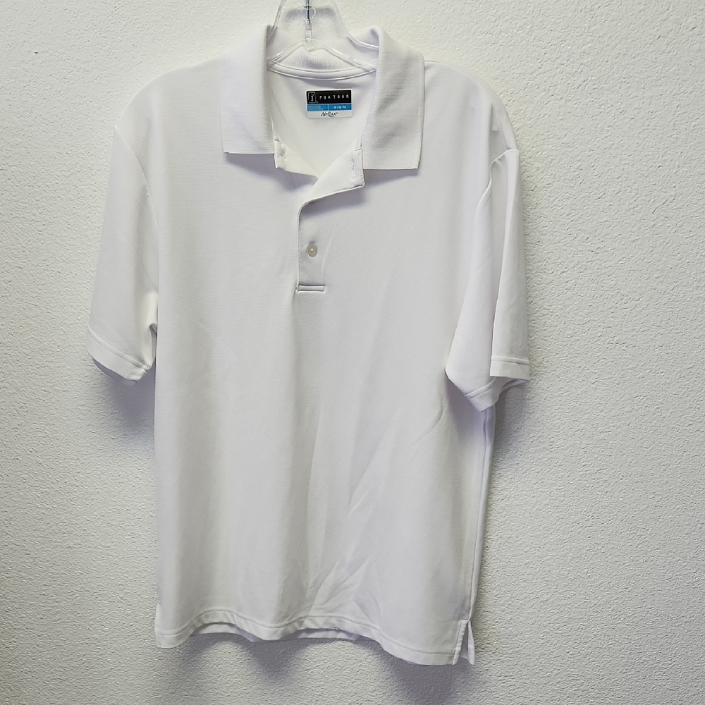 PGA Tour Classic White Polo Shirt